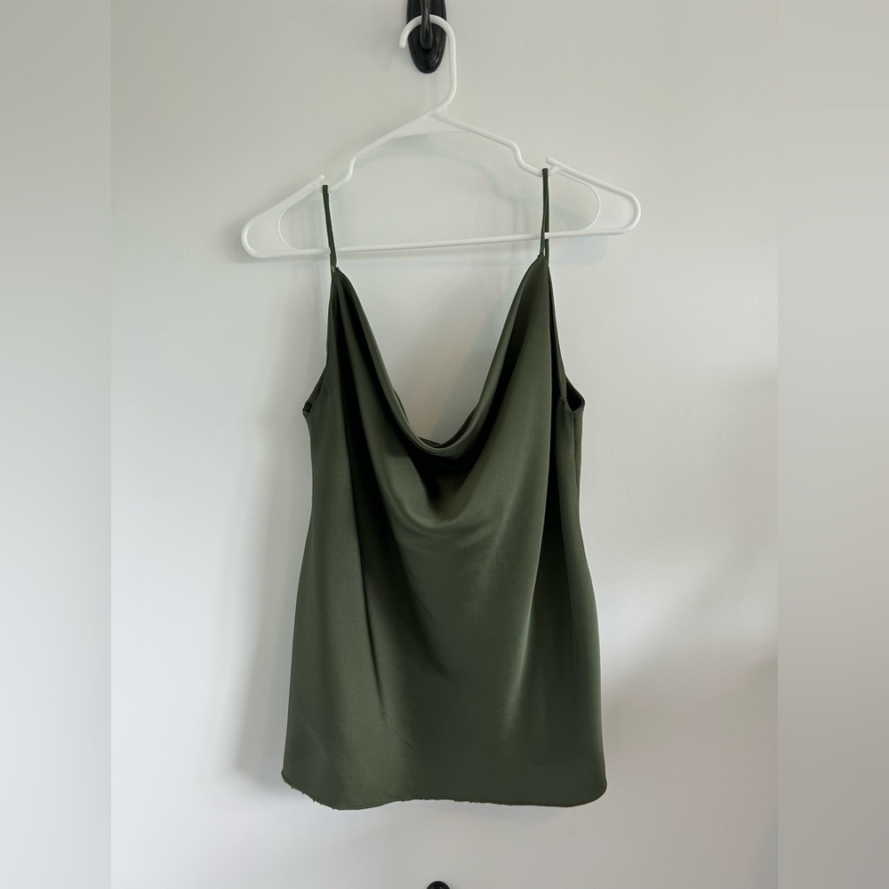New Collection Italy cowl-neck cami